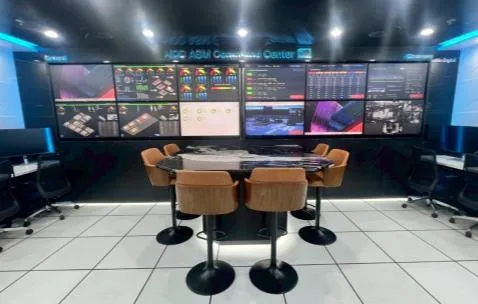 ห้อง Command Center ของ Western Digital พร้อมจอวิดีโอวอลล์ / Western Digital command center with video wall